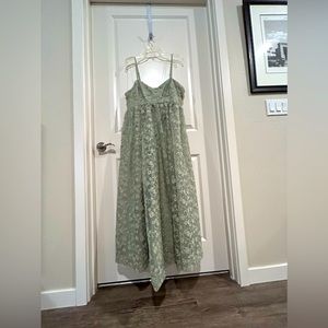 Anthropology BHLDN Isadora organza Midi dress. Size 16.